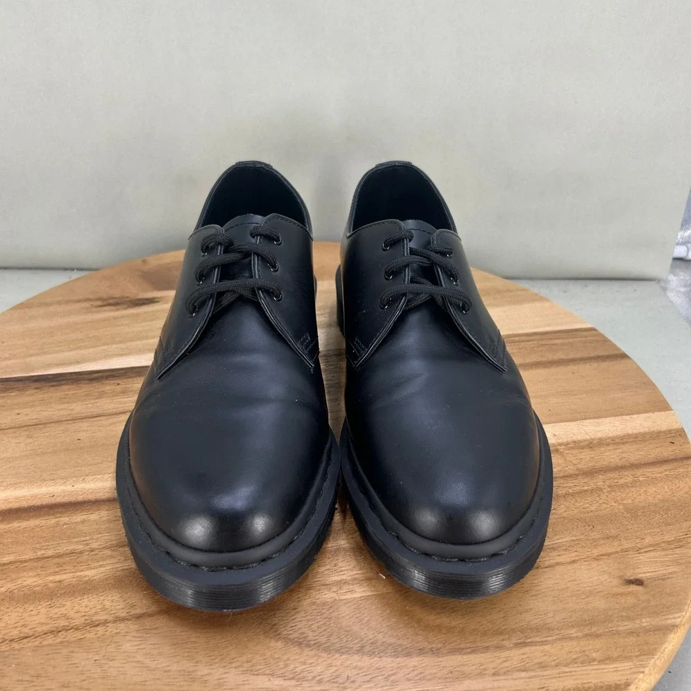 Dr. Martens 1461 Mono Black Smooth Leather Oxford Shoes Mens 8 Womens 9 EU 41